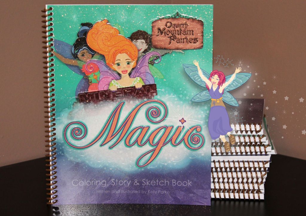 oquirrh mountain fairies mineral magic spiral bound