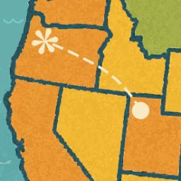 road trip map utah to oregon